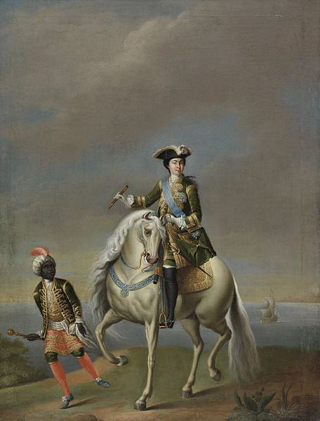 Equestrian portrait of Empress Catherine I